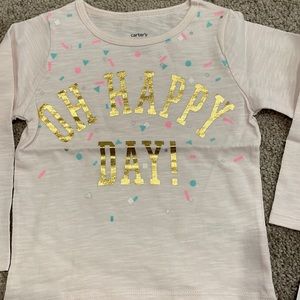 Carter’s Long Sleeve Toddler Shirt